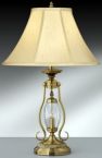 Satin Antique Brass Table Lamp